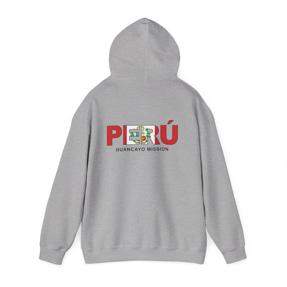 Peru Huancayo Mission Flag Title Back Hoodie