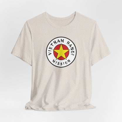Vietnam Hanoi Mission Flag Logo (White Border) T-shirt