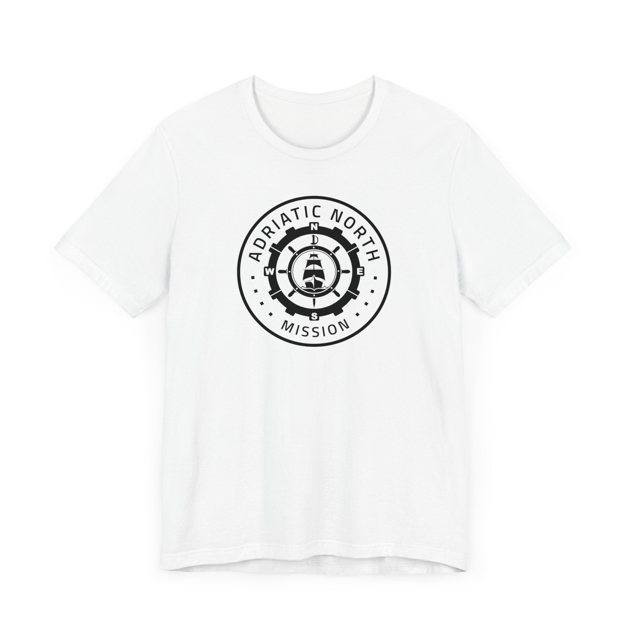 Adriatic North Mission Circular Monochrome Logo T-Shirt - Mission Wishlist - LDS Missionary Gift Store