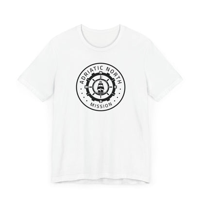Adriatic North Mission Circular Monochrome Logo T-Shirt - Mission Wishlist - LDS Missionary Gift Store