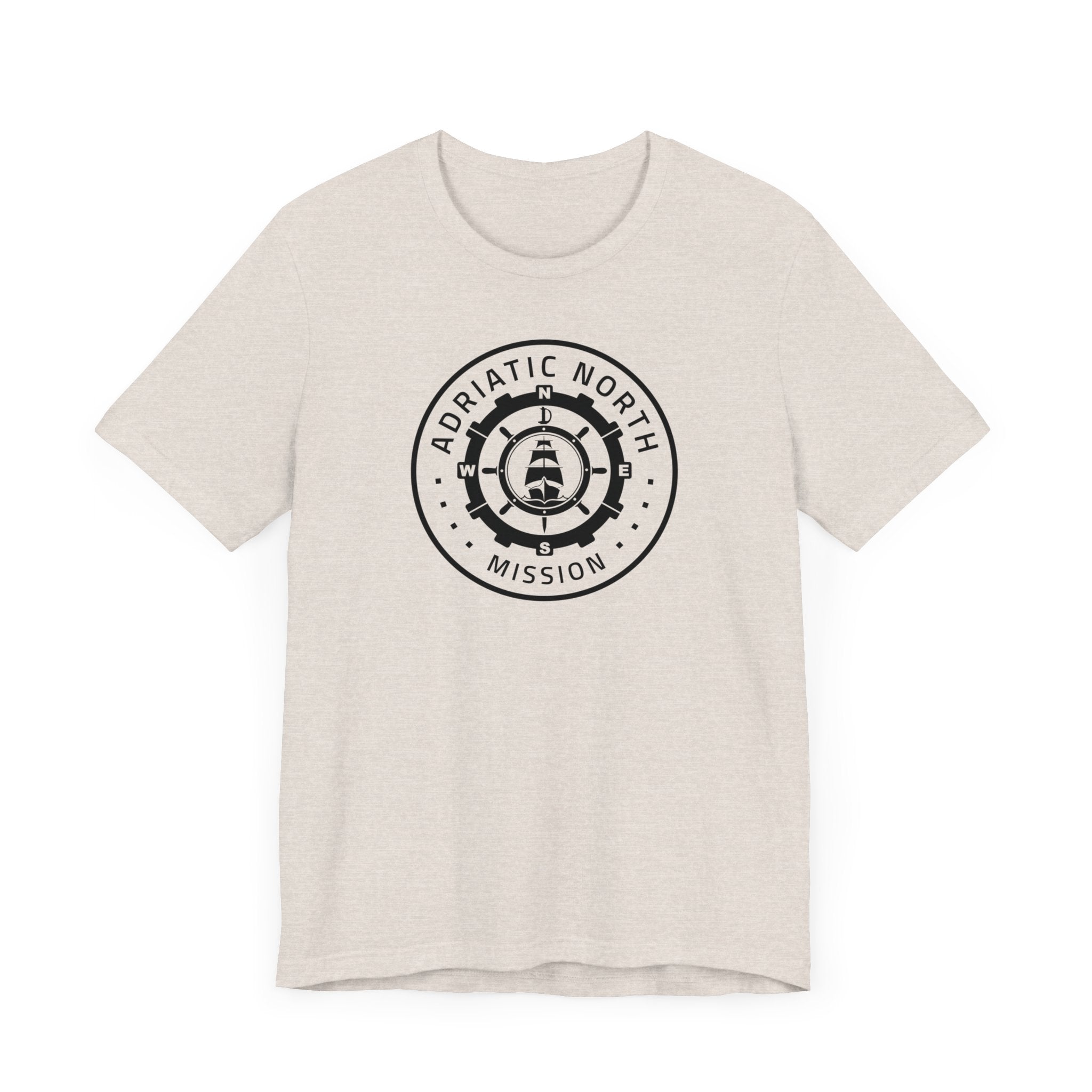 Adriatic North Mission Circular Monochrome Logo T-Shirt - Mission Wishlist - LDS Missionary Gift Store