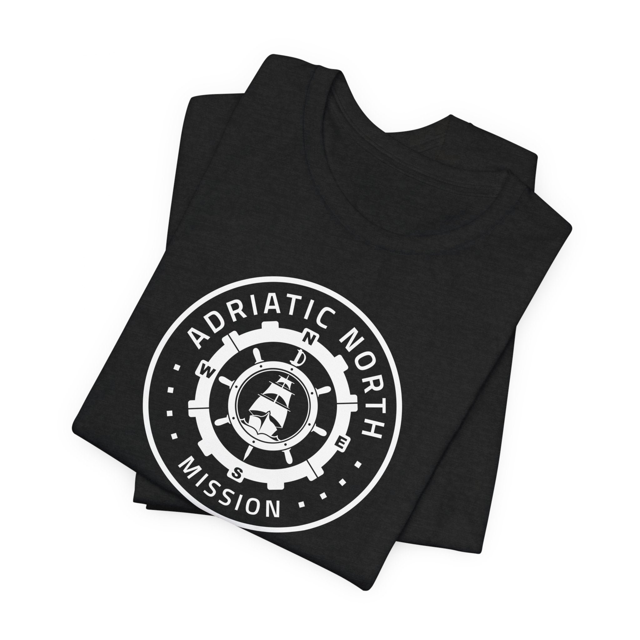 Adriatic North Mission Circular Monochrome Logo T-Shirt - Mission Wishlist - LDS Missionary Gift Store