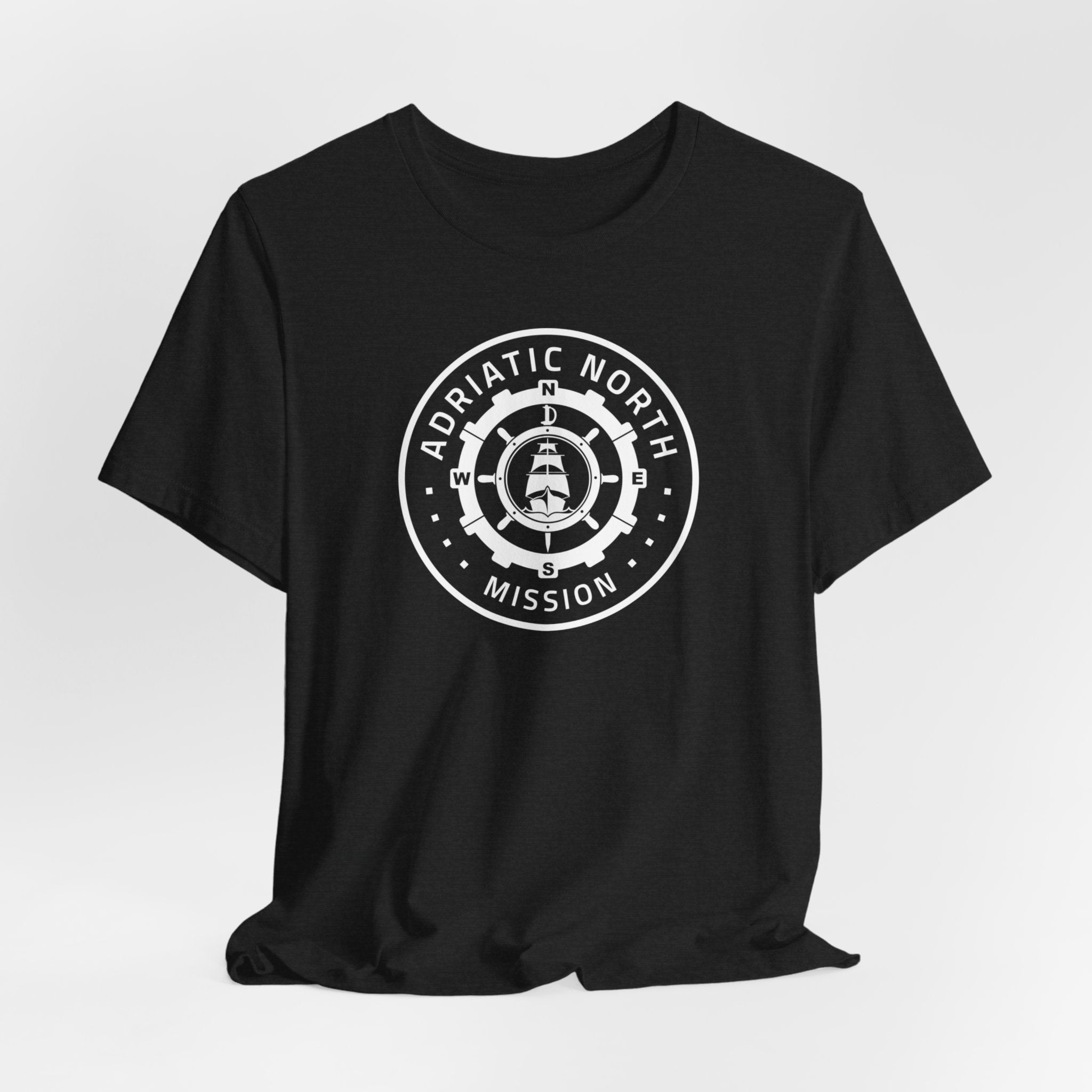 Adriatic North Mission Circular Monochrome Logo T-Shirt - Mission Wishlist - LDS Missionary Gift Store