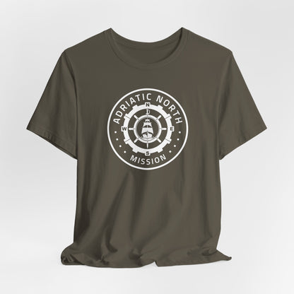 Adriatic North Mission Circular Monochrome Logo T-Shirt - Mission Wishlist - LDS Missionary Gift Store