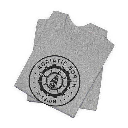 Adriatic North Mission Circular Monochrome Logo T-Shirt - Mission Wishlist - LDS Missionary Gift Store