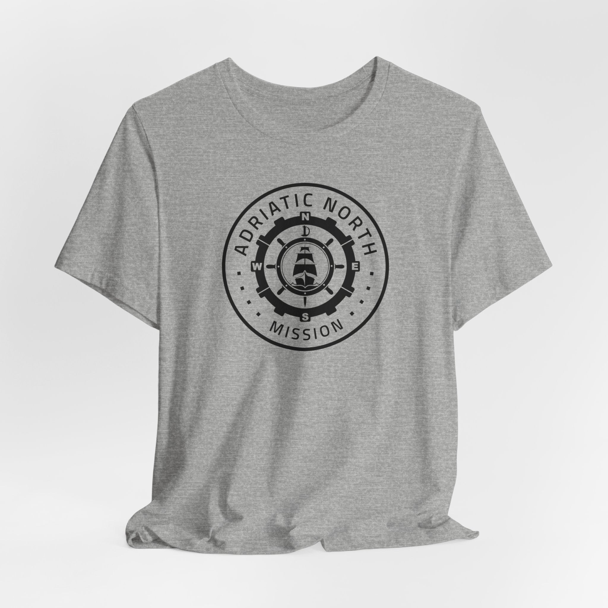 Adriatic North Mission Circular Monochrome Logo T-Shirt - Mission Wishlist - LDS Missionary Gift Store