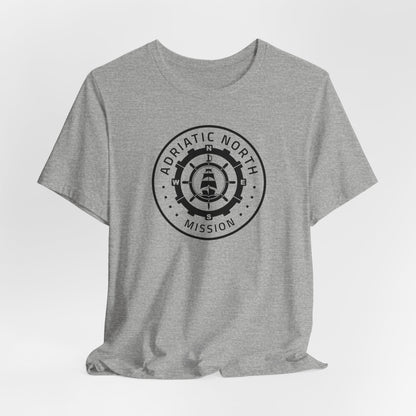Adriatic North Mission Circular Monochrome Logo T-Shirt - Mission Wishlist - LDS Missionary Gift Store