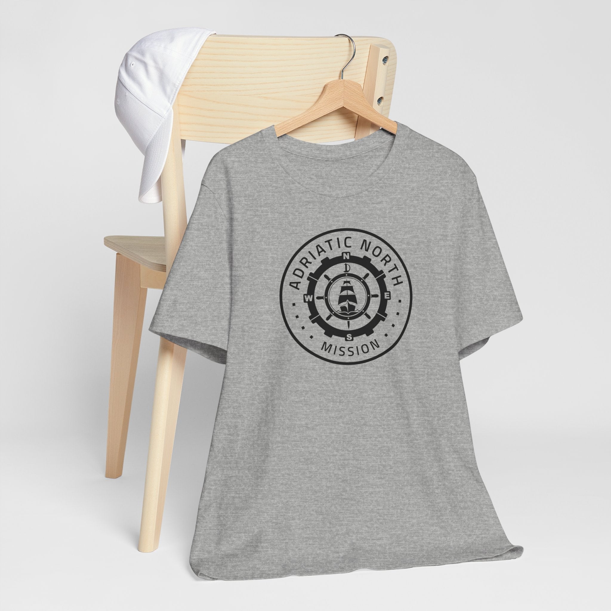 Adriatic North Mission Circular Monochrome Logo T-Shirt - Mission Wishlist - LDS Missionary Gift Store