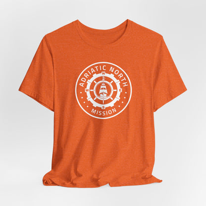 Adriatic North Mission Circular Monochrome Logo T-Shirt - Mission Wishlist - LDS Missionary Gift Store