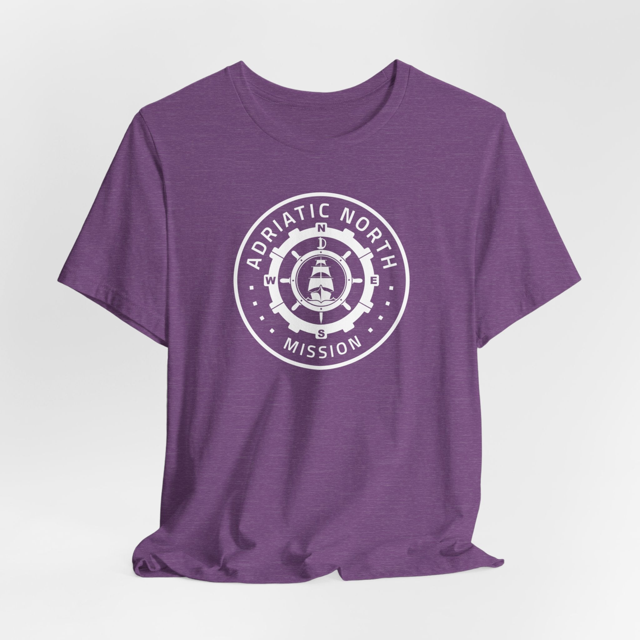 Adriatic North Mission Circular Monochrome Logo T-Shirt - Mission Wishlist - LDS Missionary Gift Store