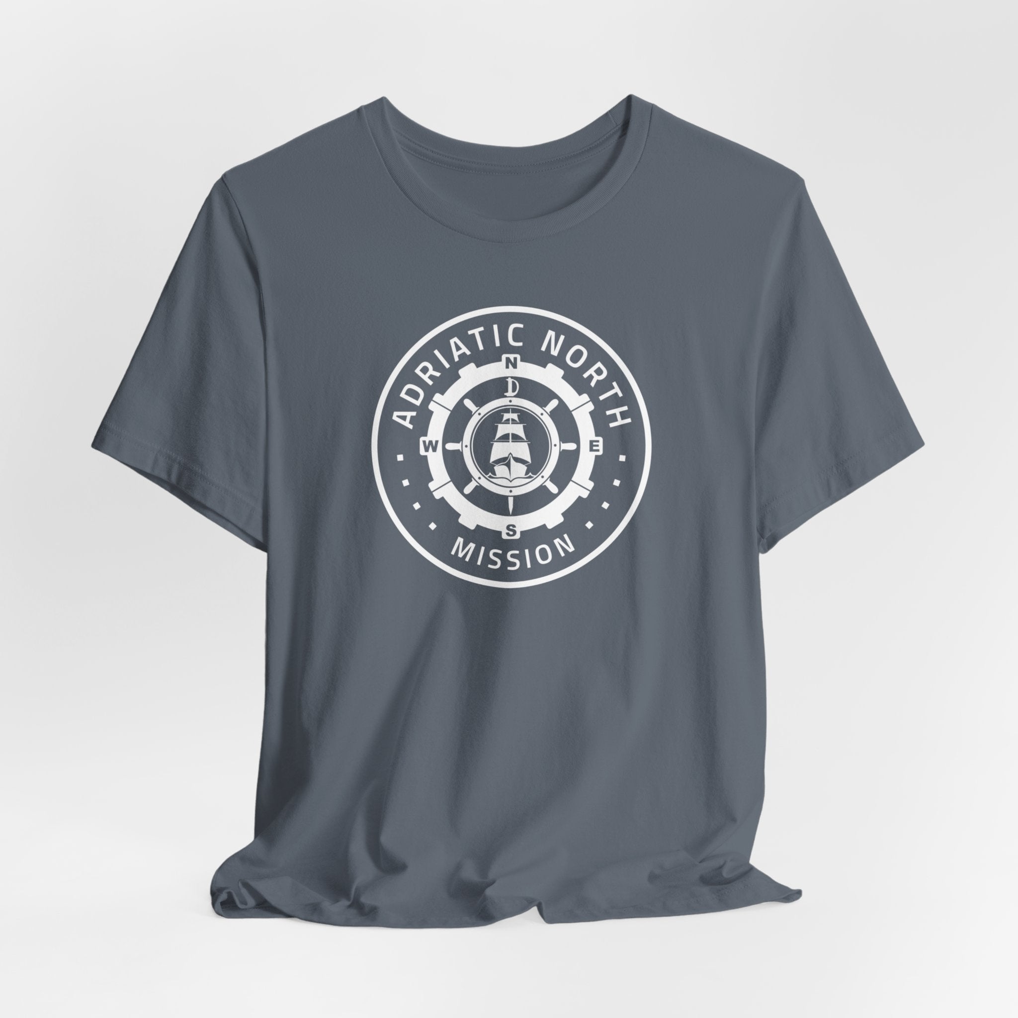 Adriatic North Mission Circular Monochrome Logo T-Shirt - Mission Wishlist - LDS Missionary Gift Store