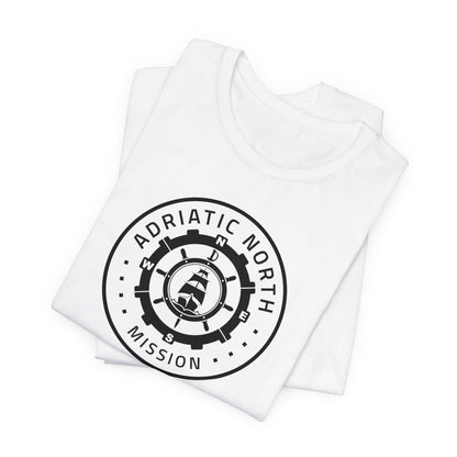 Adriatic North Mission Circular Monochrome Logo T-Shirt - Mission Wishlist - LDS Missionary Gift Store