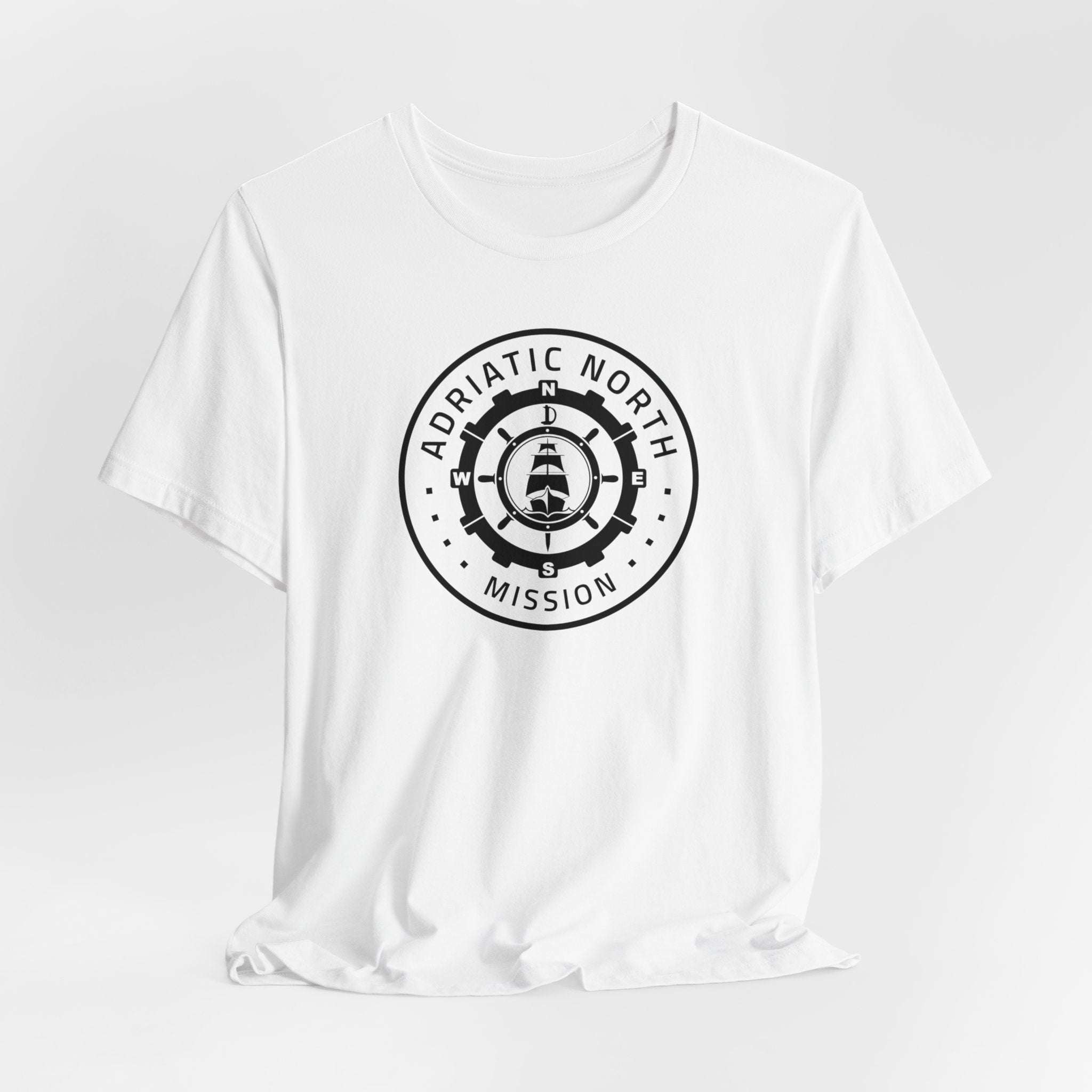 Adriatic North Mission Circular Monochrome Logo T-Shirt - Mission Wishlist - LDS Missionary Gift Store