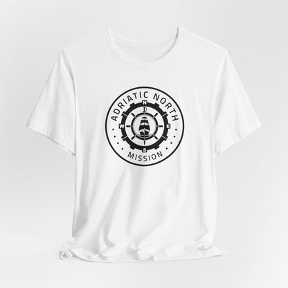 Adriatic North Mission Circular Monochrome Logo T-Shirt - Mission Wishlist - LDS Missionary Gift Store