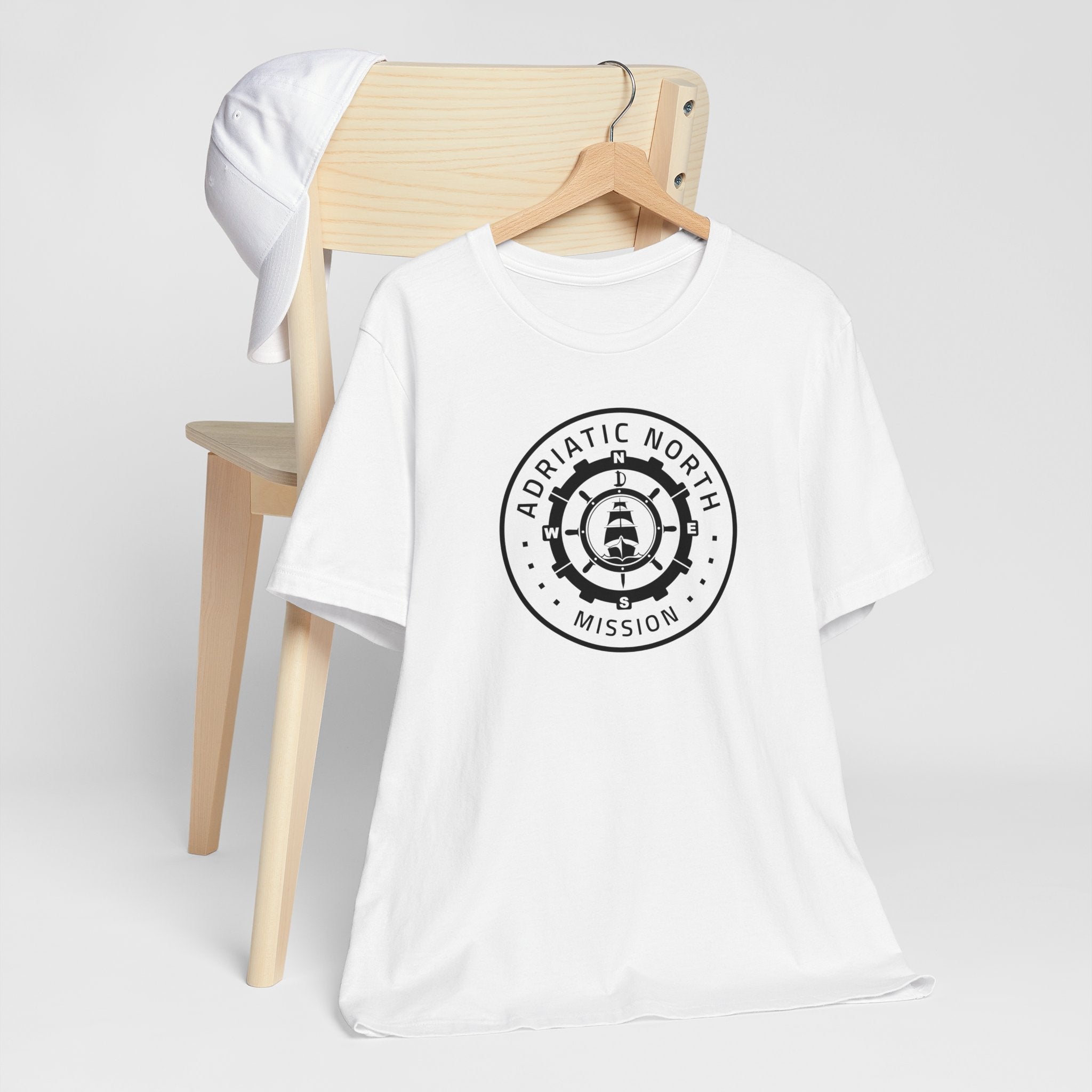 Adriatic North Mission Circular Monochrome Logo T-Shirt - Mission Wishlist - LDS Missionary Gift Store