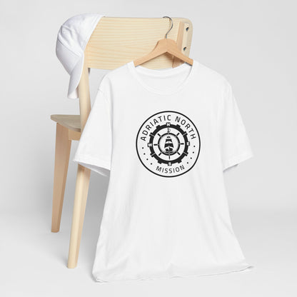 Adriatic North Mission Circular Monochrome Logo T-Shirt - Mission Wishlist - LDS Missionary Gift Store