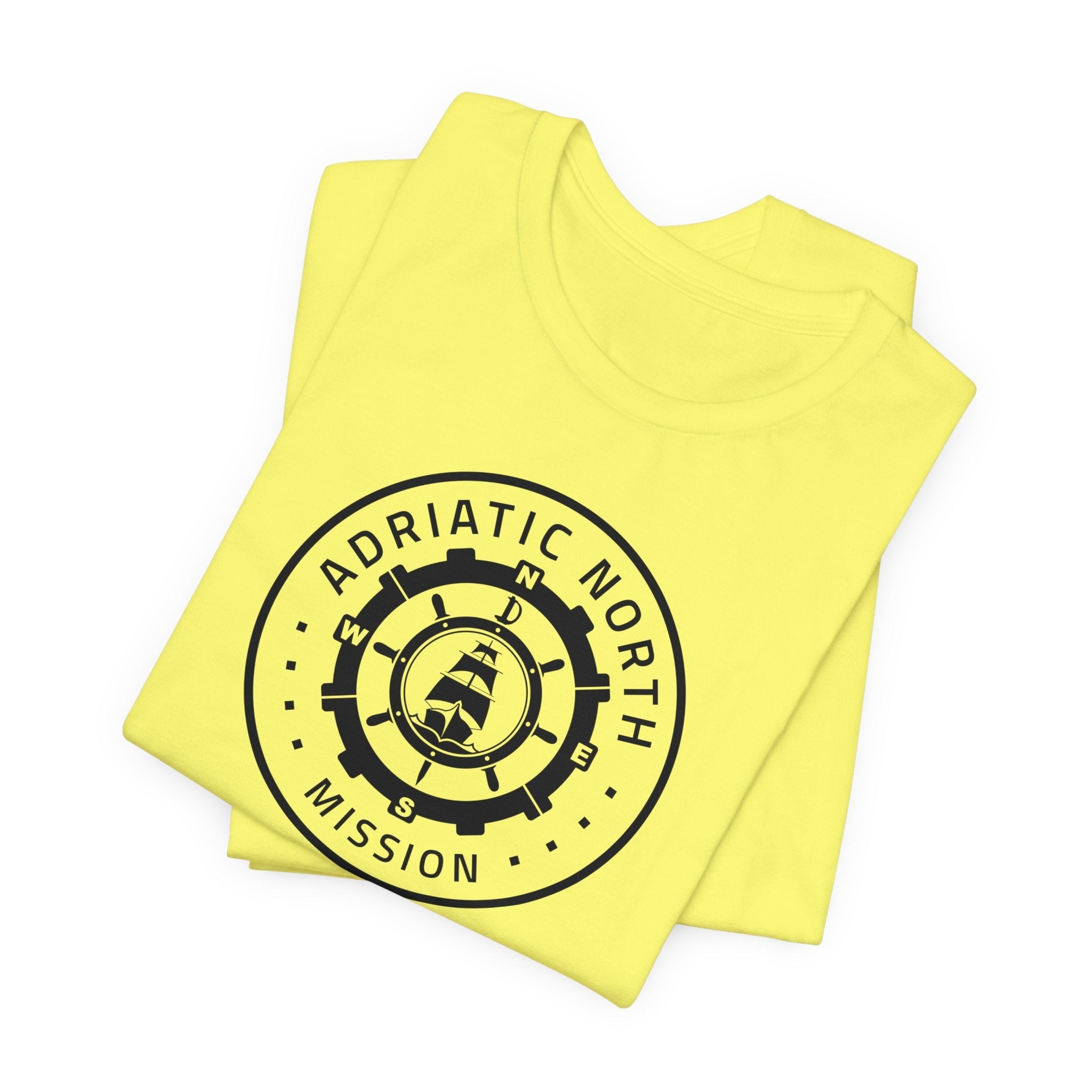 Adriatic North Mission Circular Monochrome Logo T-Shirt - Mission Wishlist - LDS Missionary Gift Store