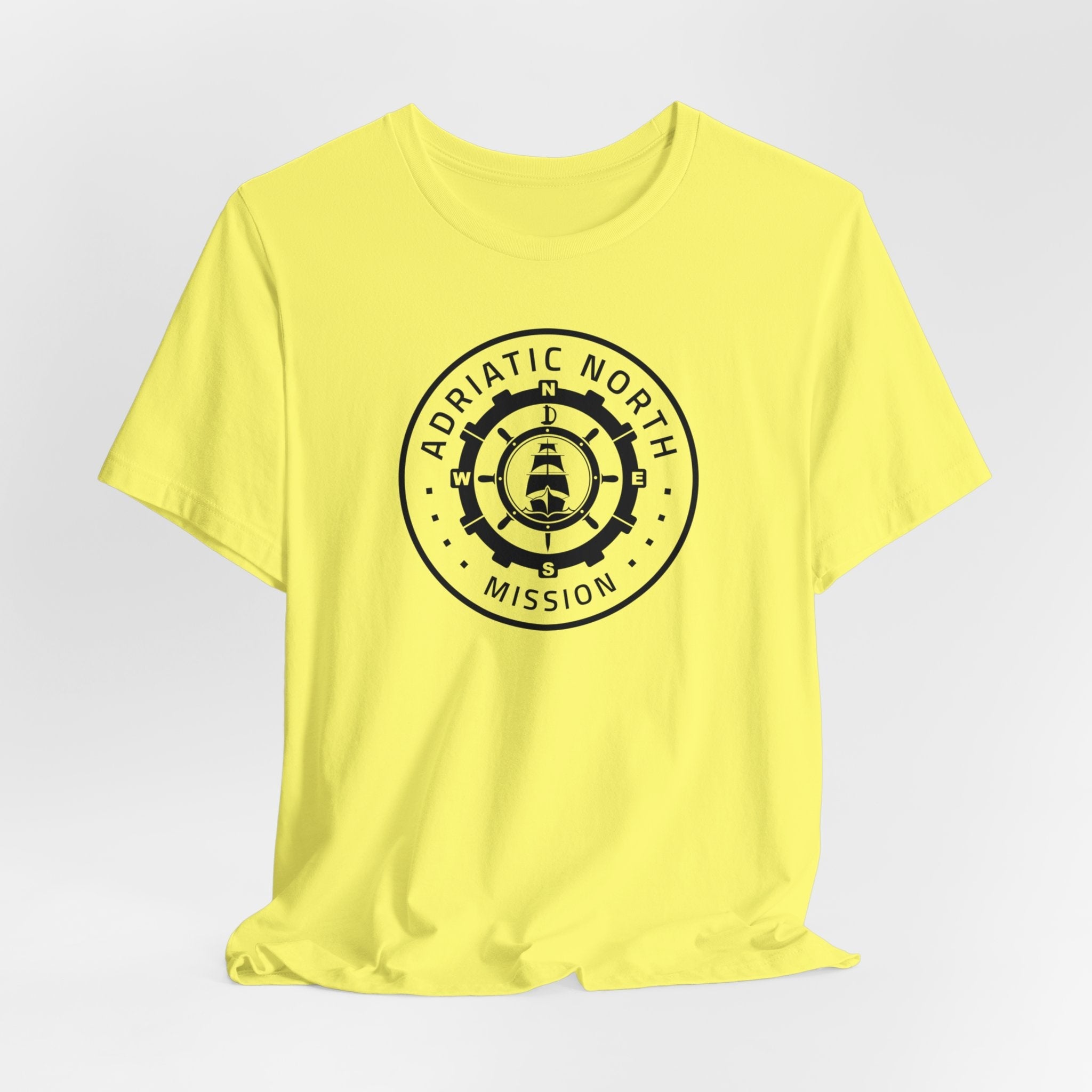Adriatic North Mission Circular Monochrome Logo T-Shirt - Mission Wishlist - LDS Missionary Gift Store