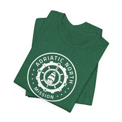 Adriatic North Mission Circular Monochrome Logo T-Shirt - Mission Wishlist - LDS Missionary Gift Store