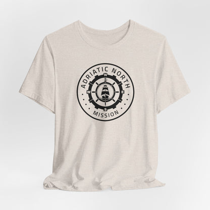 Adriatic North Mission Circular Monochrome Logo T-Shirt - Mission Wishlist - LDS Missionary Gift Store