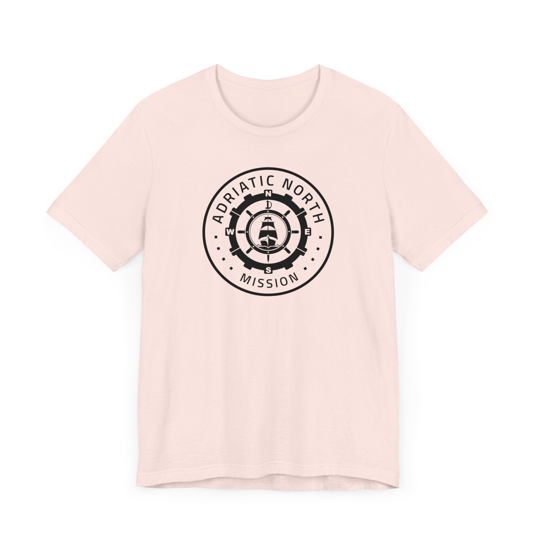 Adriatic North Mission Circular Monochrome Logo T-Shirt - Mission Wishlist - LDS Missionary Gift Store