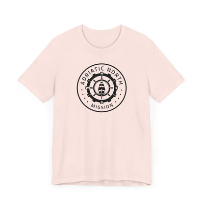 Adriatic North Mission Circular Monochrome Logo T-Shirt - Mission Wishlist - LDS Missionary Gift Store