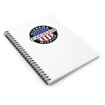 Alabama Birmingham Mission Circular Flag Spiral Notebook - Latter-Day Saint LDS Missionary Gift - Book of Mormon