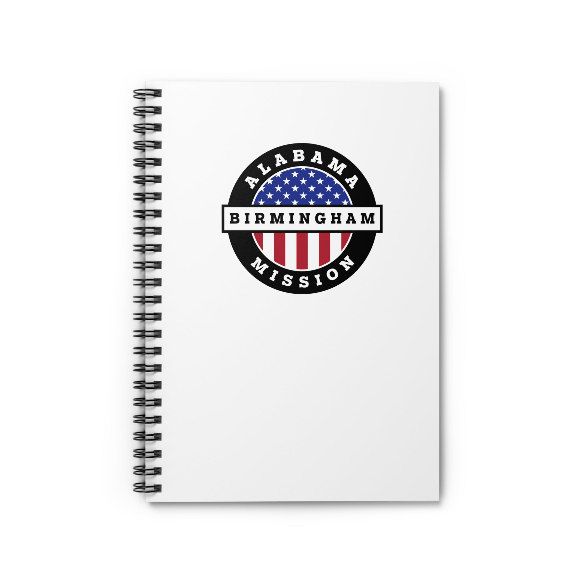 Alabama Birmingham Mission Circular Flag Spiral Notebook - Latter-Day Saint LDS Missionary Gift - Book of Mormon