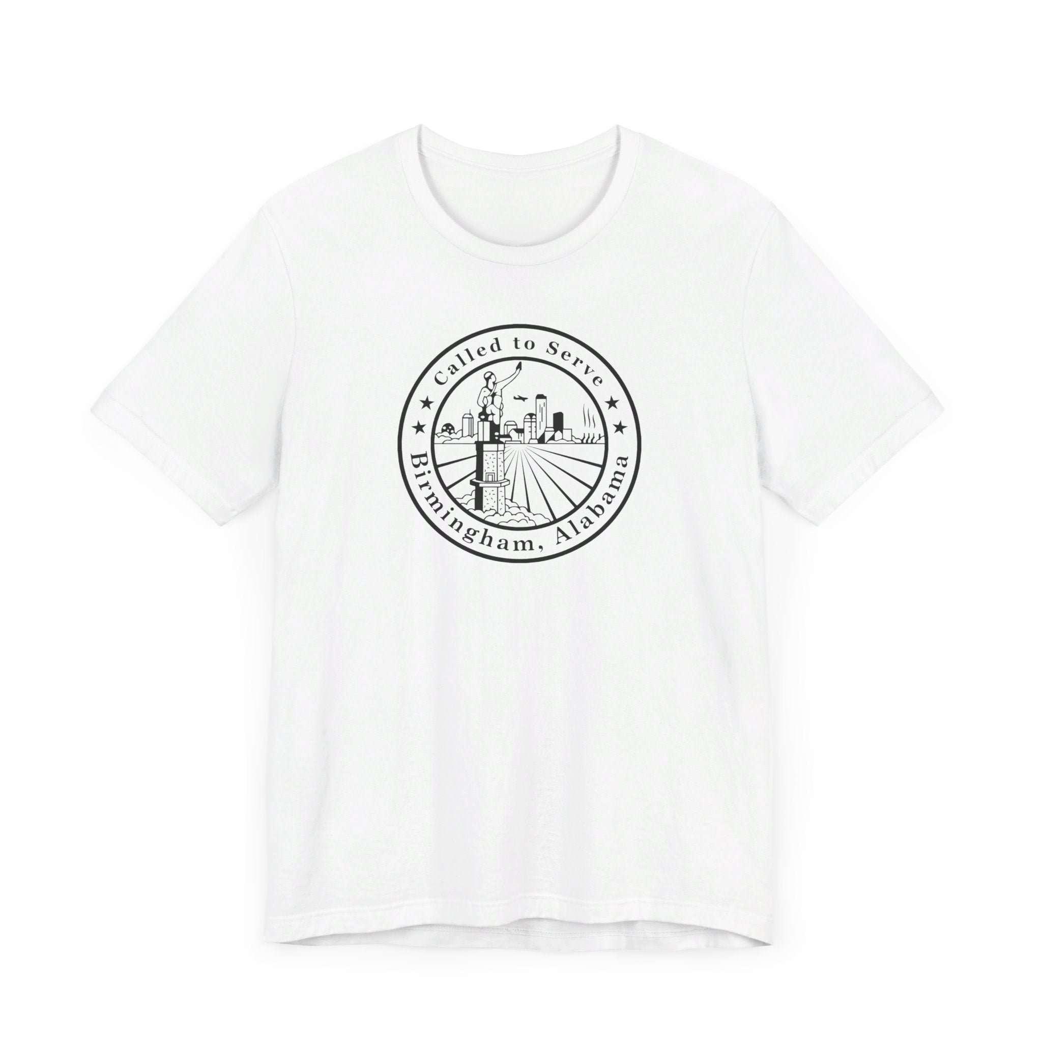 Alabama Birmingham Mission Circular Monochrome Logo T-Shirt - Latter-Day Saint LDS Missionary Gift - Book of Mormon