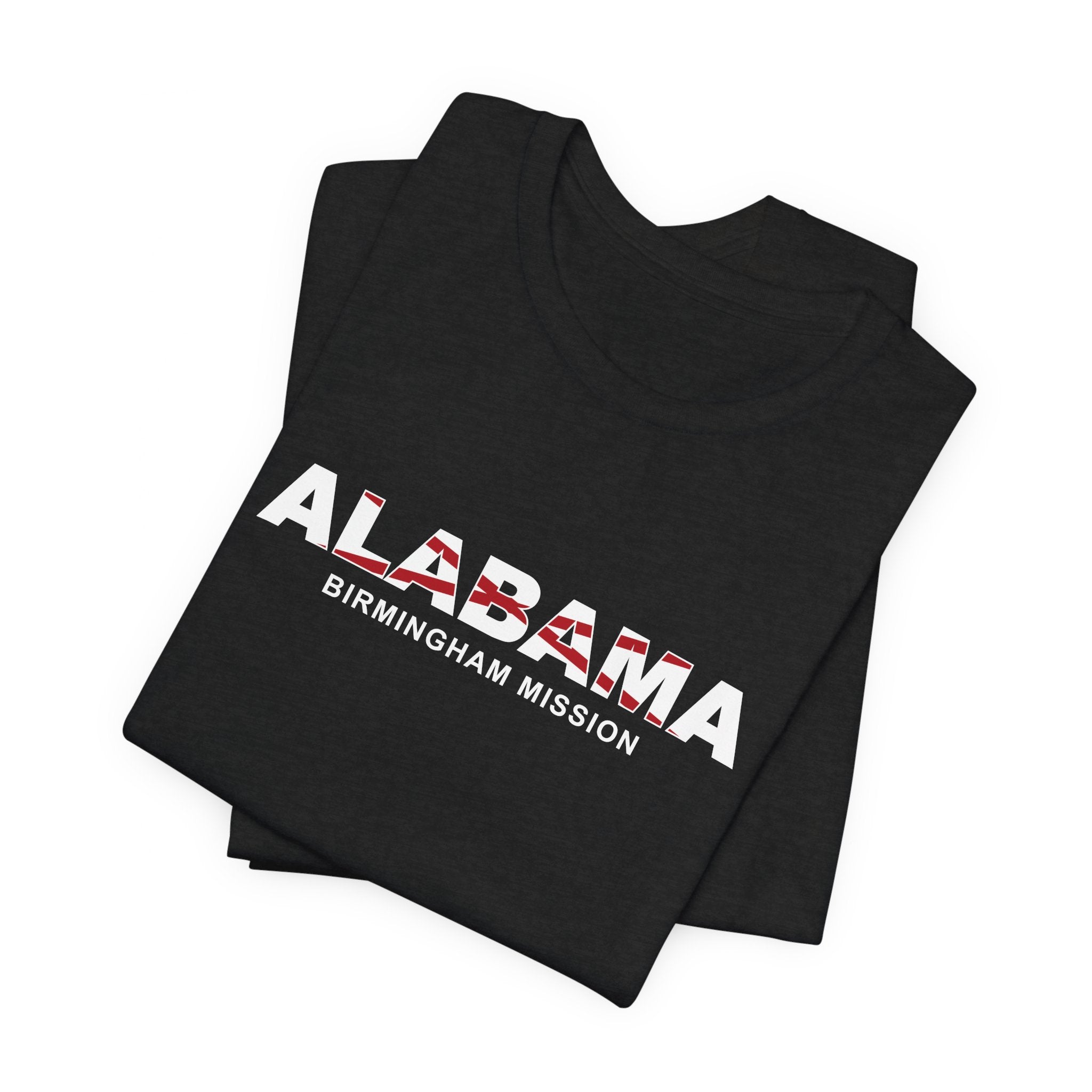 Alabama Birmingham Mission Flag Title T-shirt - Latter-Day Saint LDS Missionary Gift - Book of Mormon