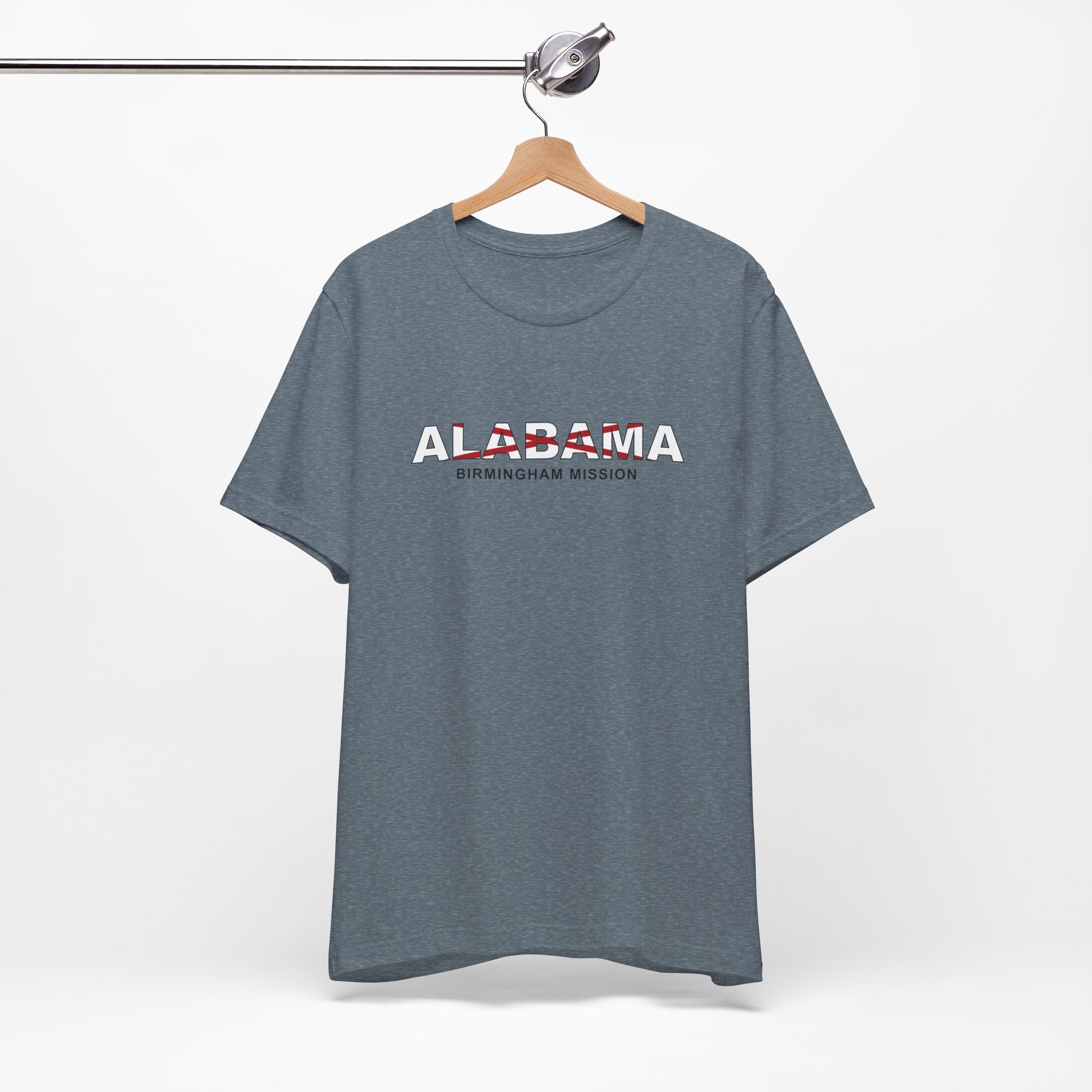 Alabama Birmingham Mission Flag Title T-shirt - Latter-Day Saint LDS Missionary Gift - Book of Mormon