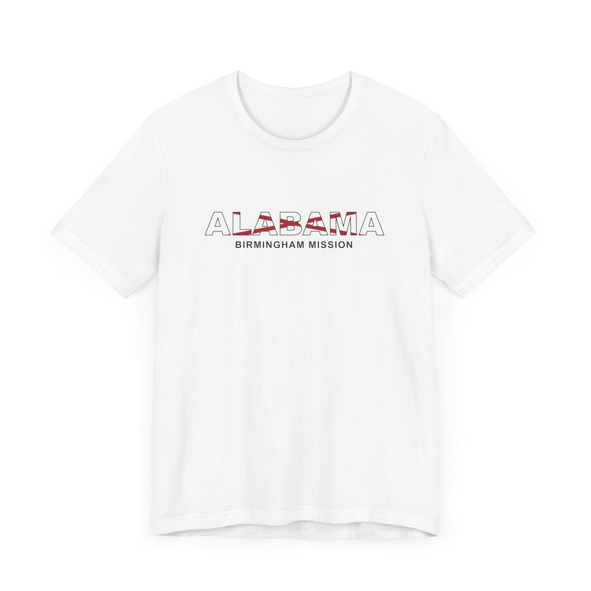 Alabama Birmingham Mission Flag Title T-shirt - Latter-Day Saint LDS Missionary Gift - Book of Mormon