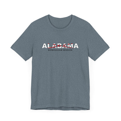 Alabama Birmingham Mission Flag Title T-shirt - Latter-Day Saint LDS Missionary Gift - Book of Mormon