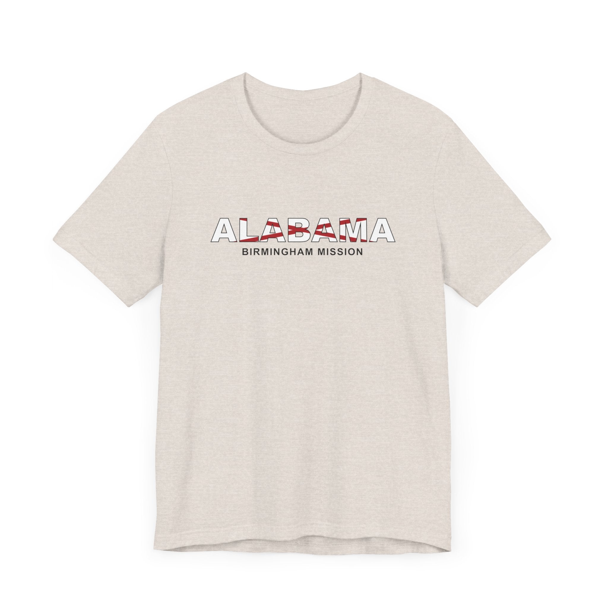 Alabama Birmingham Mission Flag Title T-shirt - Latter-Day Saint LDS Missionary Gift - Book of Mormon