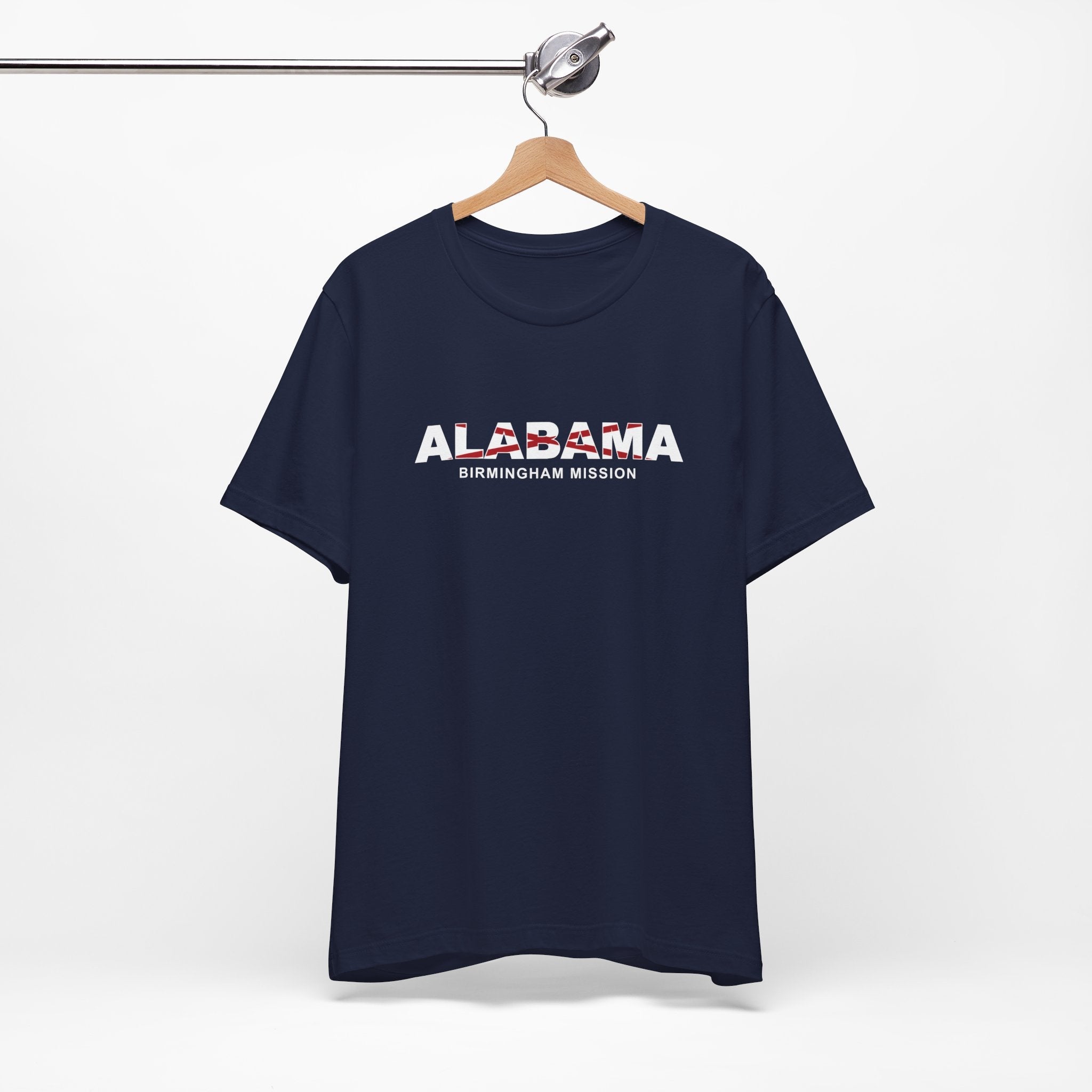 Alabama Birmingham Mission Flag Title T-shirt - Latter-Day Saint LDS Missionary Gift - Book of Mormon