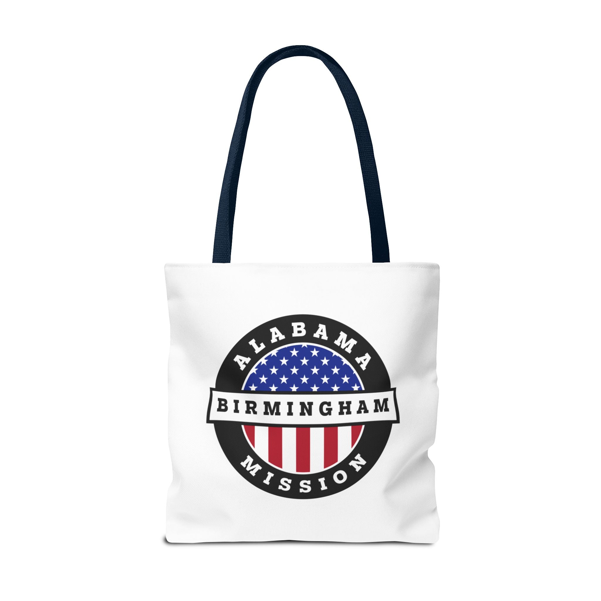 Alabama Birmingham Mission Flag Tote Bag White - Latter-Day Saint LDS Missionary Gift - Book of Mormon