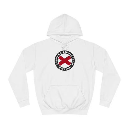 Alabama Birmingham Mission State Flag Logo (Black Border) College Hoodie - Latter-Day Saint LDS Missionary Gift - Book of Mormon