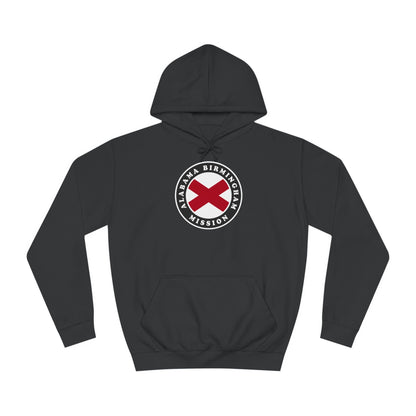 Alabama Birmingham Mission State Flag Logo (Black Border) College Hoodie - Latter-Day Saint LDS Missionary Gift - Book of Mormon