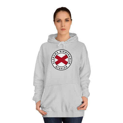 Alabama Birmingham Mission State Flag Logo (White Border) College Hoodie - Latter-Day Saint LDS Missionary Gift - Book of Mormon