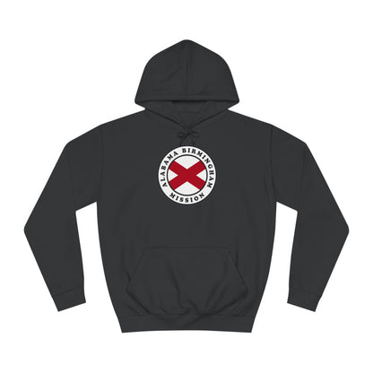 Alabama Birmingham Mission State Flag Logo (White Border) College Hoodie - Latter-Day Saint LDS Missionary Gift - Book of Mormon