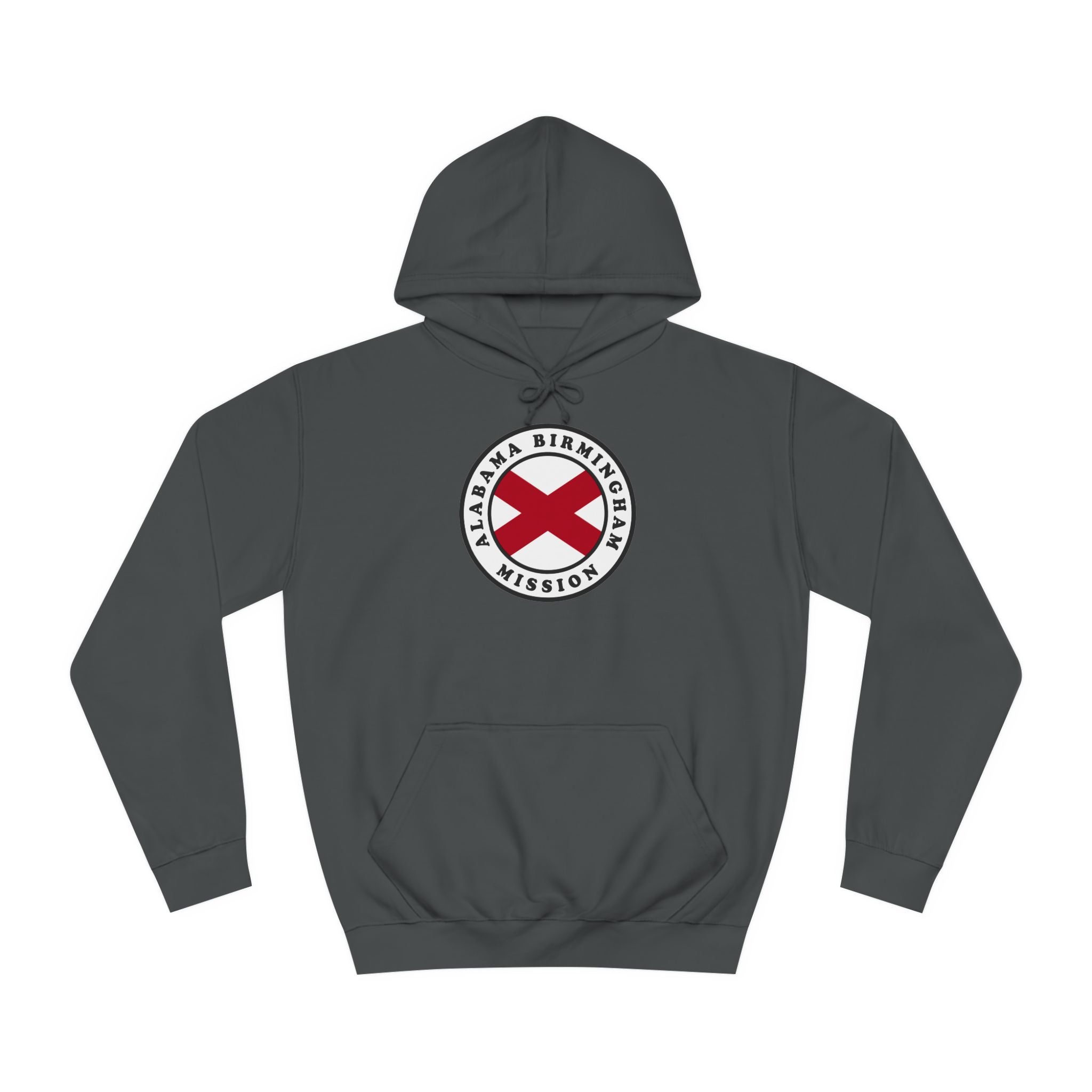 Alabama Birmingham Mission State Flag Logo (White Border) College Hoodie - Latter-Day Saint LDS Missionary Gift - Book of Mormon