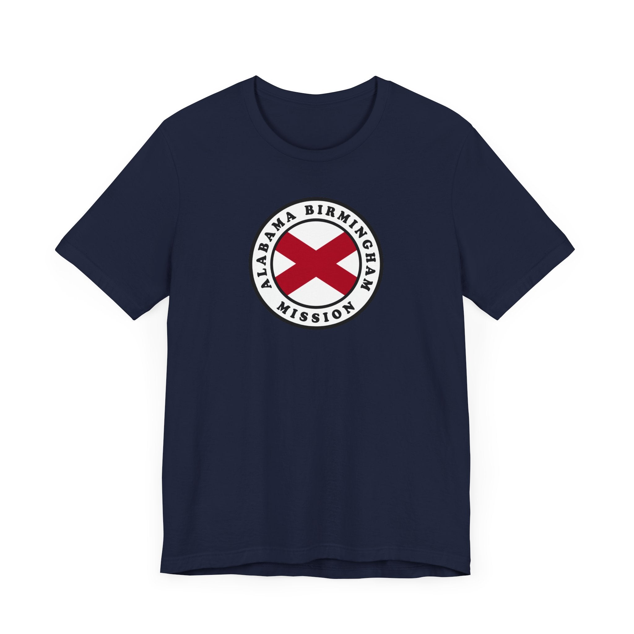 Alabama Birmingham Mission State Flag Logo (White Border) T-shirt - Latter-Day Saint LDS Missionary Gift - Book of Mormon