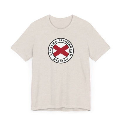 Alabama Birmingham Mission State Flag Logo (White Border) T-shirt - Latter-Day Saint LDS Missionary Gift - Book of Mormon