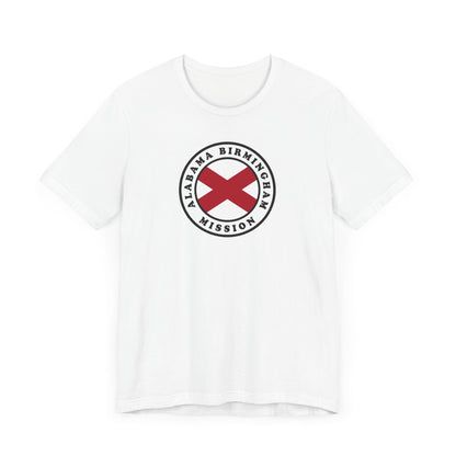 Alabama Birmingham Mission State Flag Logo (White Border) T-shirt - Latter-Day Saint LDS Missionary Gift - Book of Mormon