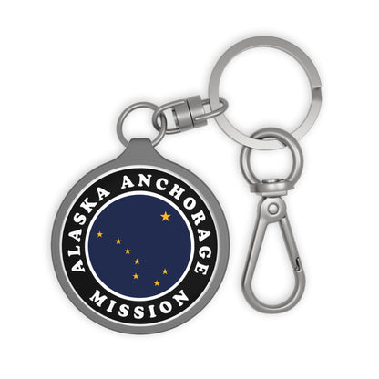 Alaska Anchorage Mission State Flag Logo Key Tag - Mission Wishlist - LDS Missionary Gift Store