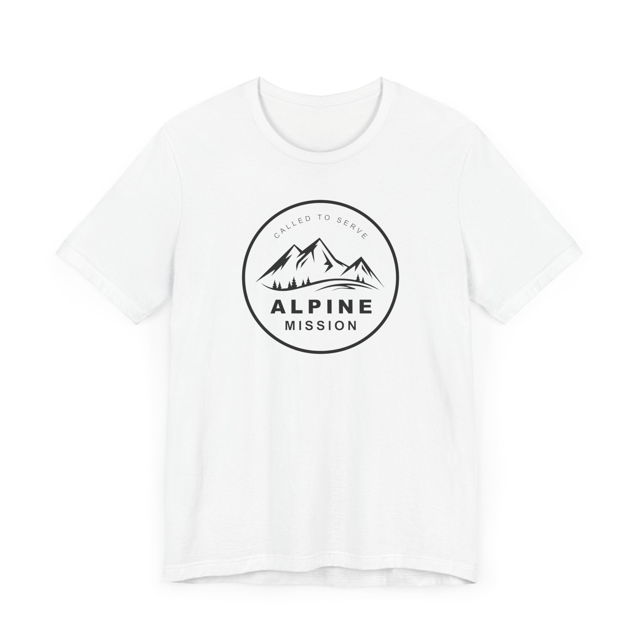 Alpine Mission Circular Monochrome Logo T-Shirt - Latter-Day Saint LDS Missionary Gift - Book of Mormon