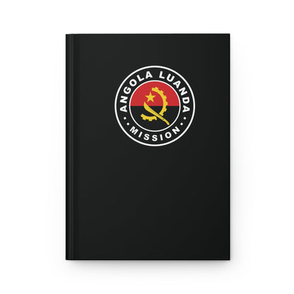 Angola Luanda Mission Logo Design Black Hardcover Journal Matte - Latter-Day Saint LDS Missionary Gift - Book of Mormon