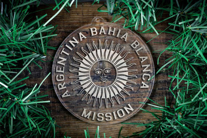 Argentina Bahia Blanca Mission Christmas Ornament - Latter-Day Saint LDS Missionary Gift - Book of Mormon