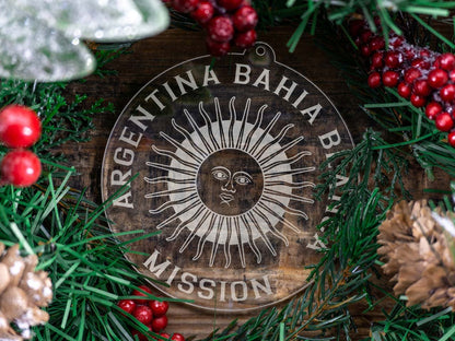 Argentina Bahia Blanca Mission Christmas Ornament - Latter-Day Saint LDS Missionary Gift - Book of Mormon