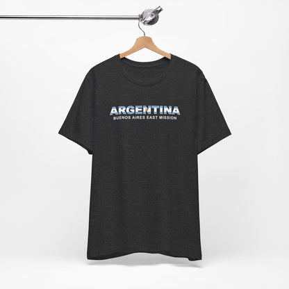 Argentina Buenos Aires East Mission Flag Title T-shirt - Latter-Day Saint LDS Missionary Gift - Book of Mormon